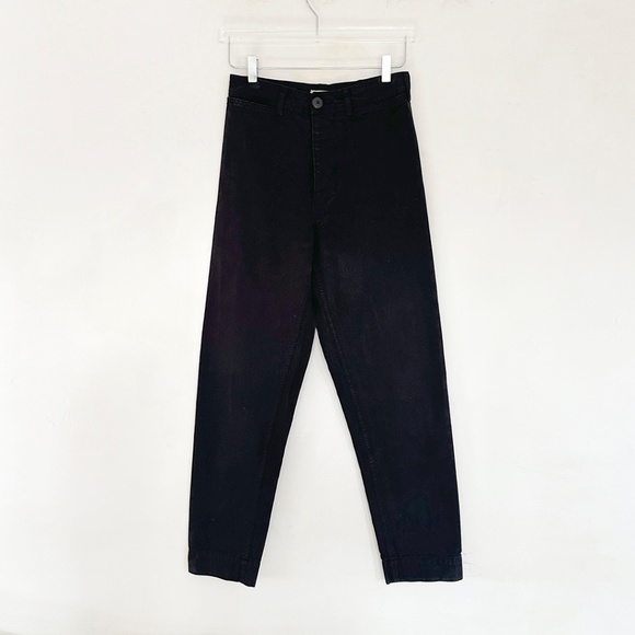 Jesse Kamm ranger pant high waisted black organic cotton 225 cali slims sailor 6 - Picture 4 of 12